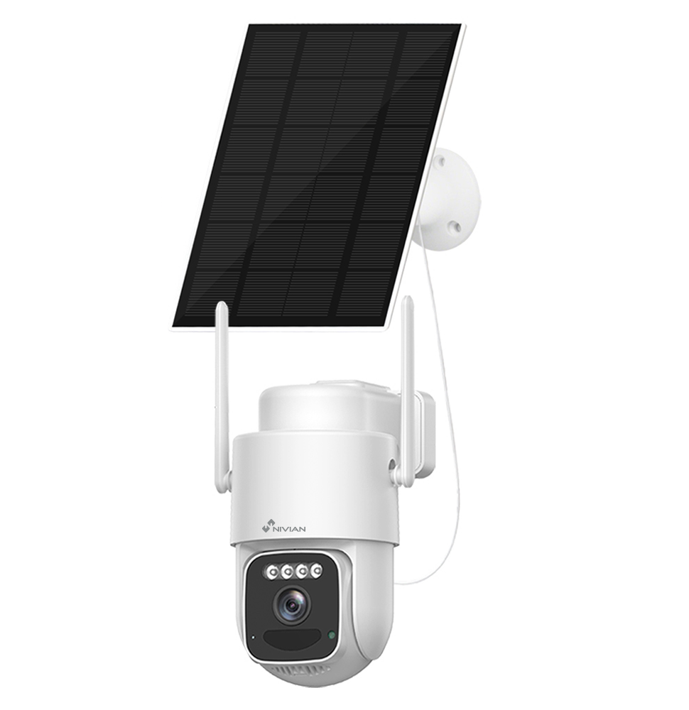 Câmara Solar Adicional Nivian PT 4 MP – para Kit Solar 4G