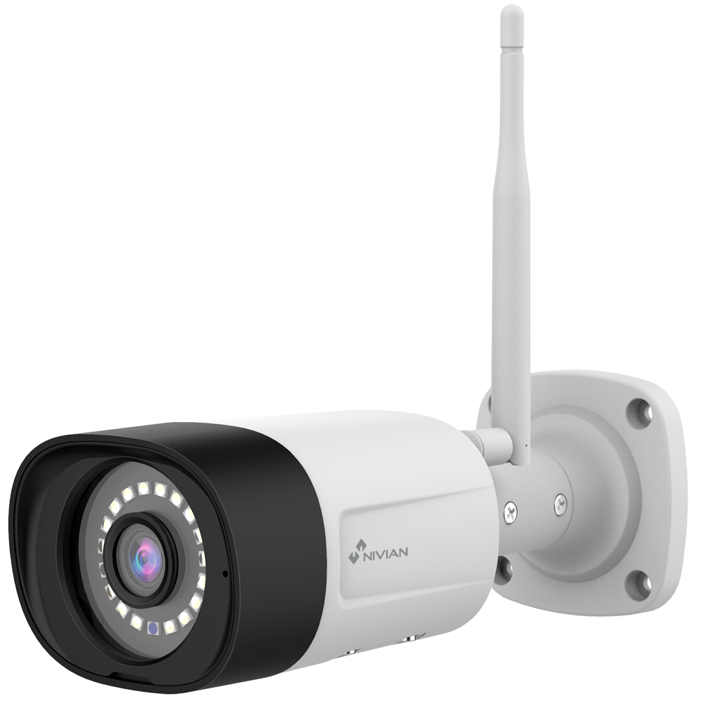 Câmara Wi-Fi Adicional Nivian 3 MP – para Kits CCTV Wi-Fi